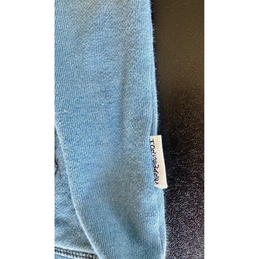 Horseware Polo Womens Full Zip Sweatshirt Blue Acid Wash Crest Logo Size Small - Picture 3 of 5